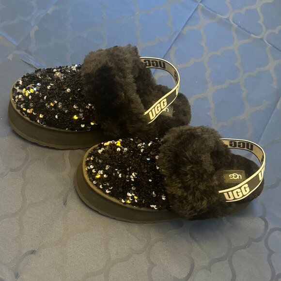 UGG Funkette platform sequin slides ~ 9 - Picture 8 of 9